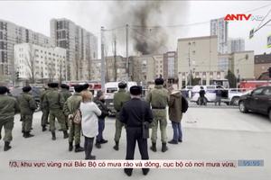 Tòa nhà Cơ quan An ninh Liên bang Nga bốc cháy, một người thiệt mạng