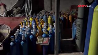 Công an Hạ Long phát hiện kho chứa hơn 200 bình khí N20