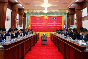 Hội đàm cấp cao giữa Bộ Công an Việt Nam và Bộ Công an Lào