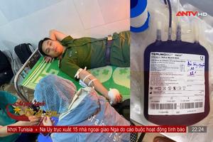 Trung úy công an kịp thời hiến máu cứu sản phụ