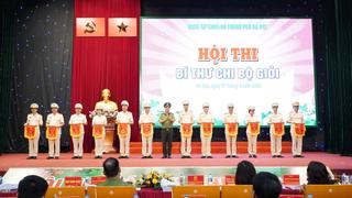 Hội thi Bí thư chi bộ giỏi Công an thành phố Hà Nội