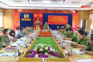 Đoàn khảo sát của Ủy ban Quốc phòng và An ninh làm việc với Công an tỉnh Quảng Ninh