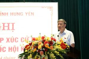 Bộ trưởng Tô Lâm tiếp xúc cử tri thị xã Mỹ Hào, tỉnh Hưng Yên