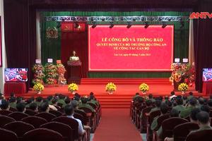 Công bố quyết định bổ nhiệm Giám đốc Công an tỉnh Lào Cai