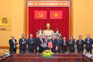 Việt Nam - Palestine tăng cường hợp tác phòng, chống tội phạm