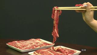 Thịt trâu đóng mác... bò nhập khẩu