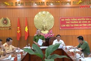 Thứ trưởng Nguyễn Văn Long kiểm tra công tác trên địa bàn tỉnh Long An