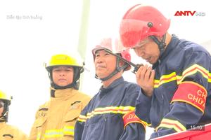 Bà Rịa - Vũng Tàu: Diễn tập phương án chữa cháy, xử lý đổ hoá chất