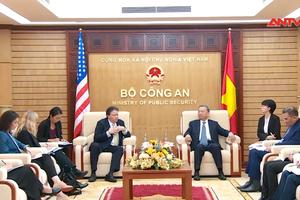 Bộ trưởng Tô Lâm tiếp Đại sứ Hoa Kỳ tại Việt Nam