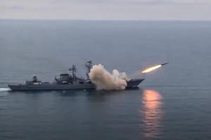 Nga tập trận phóng tên lửa trên Biển Đen