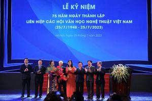 Tổng Bí thư dự kỷ niệm 75 năm thành lập Liên hiệp các Hội Văn học nghệ thuật Việt Nam