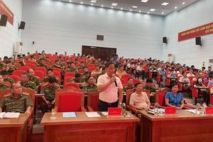 Hơn 100 Doanh nghiệp đối thoại với Công an tỉnh Bắc Giang