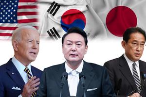 Khai mạc hội nghị thượng đỉnh ba bên Mỹ - Nhật – Hàn