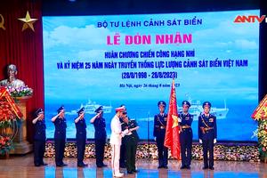 Bộ Tư lệnh Cảnh sát biển đón nhận Huân chương Chiến công hạng Nhì