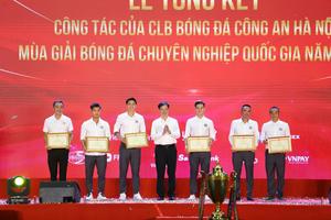 CLB bóng đá Công an Hà Nội tổng kết mùa giải bóng đá chuyên nghiệp Quốc gia năm 2023 