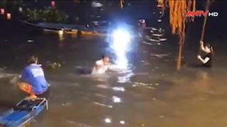 Làm rõ vụ xô xát do mâu thuẫn thả cá phóng sinh bị chích điện