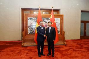 Bộ trưởng Tô Lâm hội kiến đồng chí Trần Văn Thanh, Bí thư Ủy ban Chính pháp Trung ương Đảng Cộng sản Trung Quốc