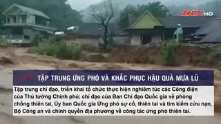 Lực lượng Công an tập trung ứng phó và khắc phục hậu quả mưa lũ