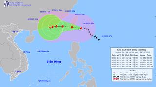 Tin bão gần biển Đông