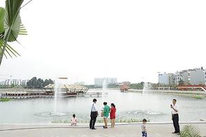 Hà Nội khánh thành 2 công viên hiện đại