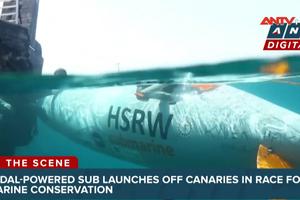 Độc lạ tàu ngầm chạy bằng bàn đạp tại Đức