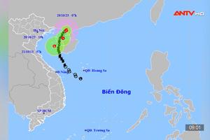 Bão số 5 di chuyển nhanh, ven biển Quảng Ninh - Hải Phòng có gió giật cấp 8