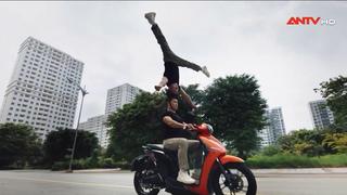 Nhiều công ty tham gia vụ 2 nghệ sĩ xiếc chồng đầu chạy xe máy 