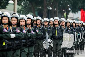 Kỷ niệm 20 năm thành lập Trung đoàn Cảnh sát cơ động Thủ đô