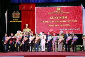 Học viện CSND kỷ niệm 41 năm Ngày Nhà giáo Việt Nam