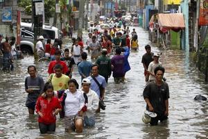 Lũ lụt hoành hành tại Philippines, Malaysia