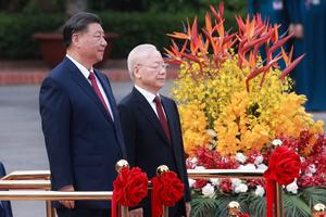 Lễ đón Tổng Bí thư, Chủ tịch Trung Quốc Tập Cận Bình thăm cấp Nhà nước tới Việt Nam
