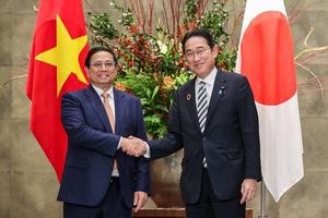 Thủ tướng Phạm Minh Chính hội đàm Thủ tướng Nhật Bản Kishida Fumio