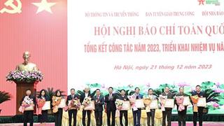 Hội nghị Báo chí toàn quốc tổng kết công tác năm 2023 