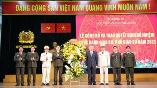 Bổ nhiệm chức danh Giáo sư, Phó giáo sư ngành Khoa học An ninh năm 2023