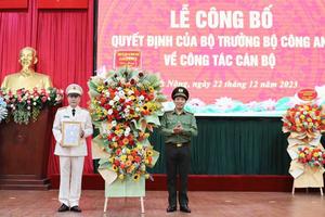 Công bố quyết định bổ nhiệm Giám đốc Công an tỉnh Đắk Nông