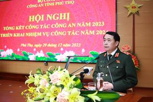 Xây dựng Công an tỉnh Phú Thọ thật sự trong sạch, vững mạnh