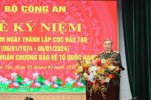 Bộ trưởng Tô Lâm dự kỷ niệm 50 năm ngày thành lập Cục Đào tạo