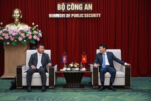 Tăng cường hợp tác giữa Bộ Công an Việt Nam và Bộ Nội vụ Vương quốc Campuchia