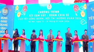 Khai mạc chợ Tết Công đoàn CAND 2024