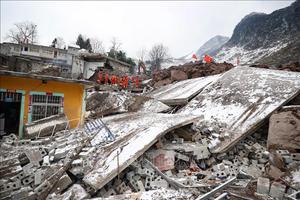 Số người tử vong vì lở đất tại Trung Quốc tăng lên 43