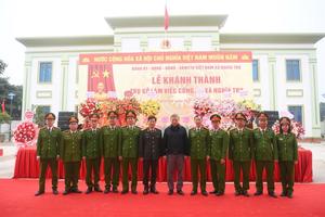 Bộ trưởng Tô Lâm dự lễ khánh thành trụ sở Công an xã Nghĩa Trụ