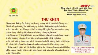 Lãnh đạo Bộ Công an gửi Thư khen Công an Hà Nội và các đơn vị