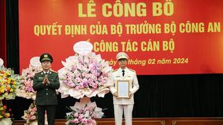 Công bố quyết định của Bộ trưởng Bộ Công an về công tác cán bộ