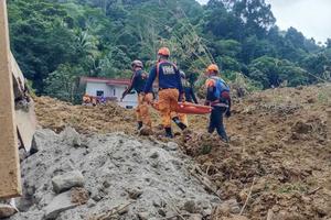 Philippines: Số nạn nhân thiệt mạng do lở đất tăng lên 54 người 