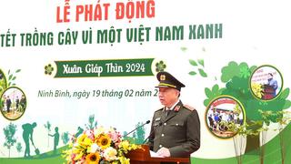 Bộ Công an phát động “Tết trồng cây năm 2024 – vì một Việt Nam xanh”