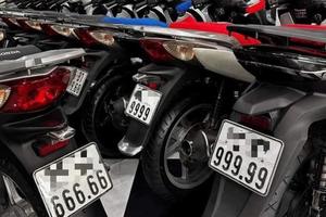 Bộ Công an đề xuất đấu giá biển số xe máy