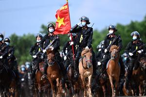 Thao trường huấn luyện chiến mã của Cảnh sát cơ động kỵ binh 