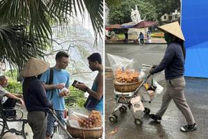 Phạt người bán bánh rán 'chặt chém' khách nước ngoài