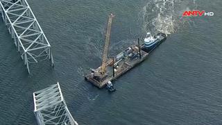 Mỹ bắt đầu dọn dẹp hiện trường vụ sập cầu ở Baltimore