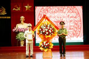 Công bố quyết định bổ nhiệm Giám đốc Công an tỉnh Nam Định